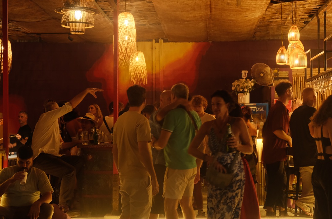 Opening night at After Eight, Hội An