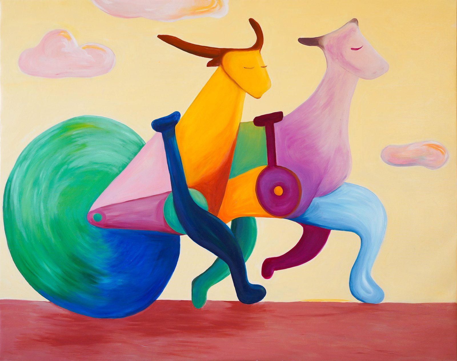 DouCycle (Dreamland), painting by Nguyễn Trịnh Quang Minh