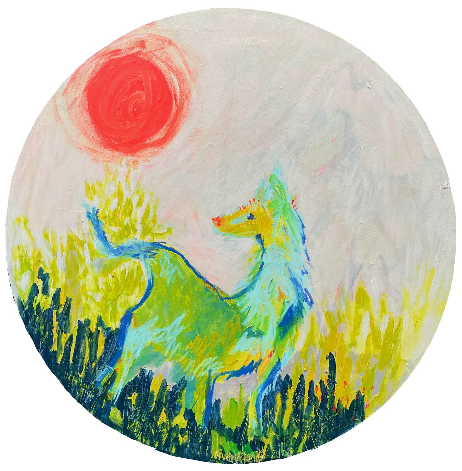 Luis Gomez, painting by Viviana Ruiz Gomez