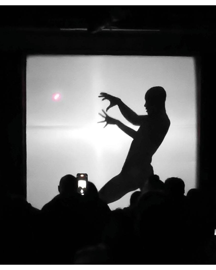 Shadow performance, to a full room
